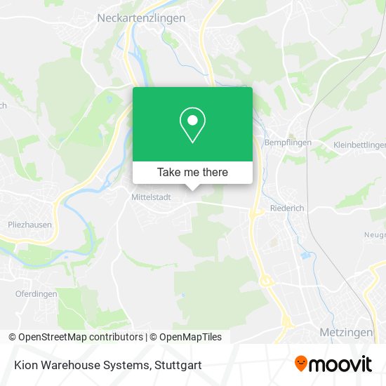 Kion Warehouse Systems map