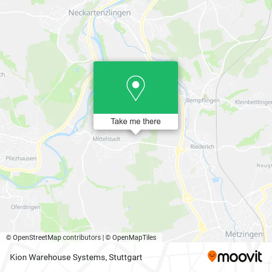 Kion Warehouse Systems map