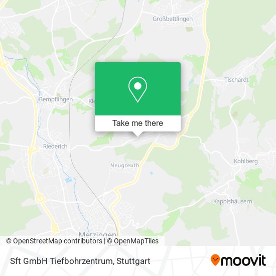 Карта Sft GmbH Tiefbohrzentrum