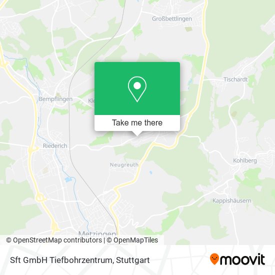 Sft GmbH Tiefbohrzentrum map