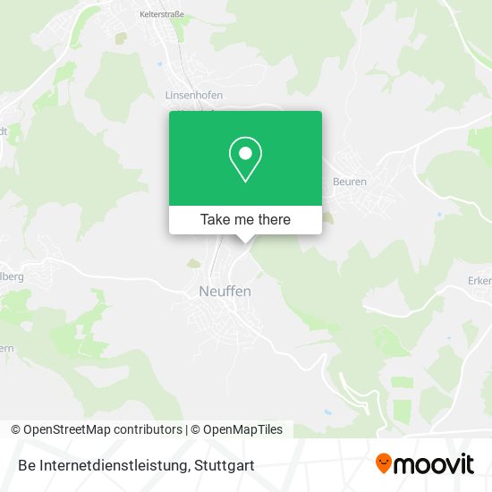 Be Internetdienstleistung map