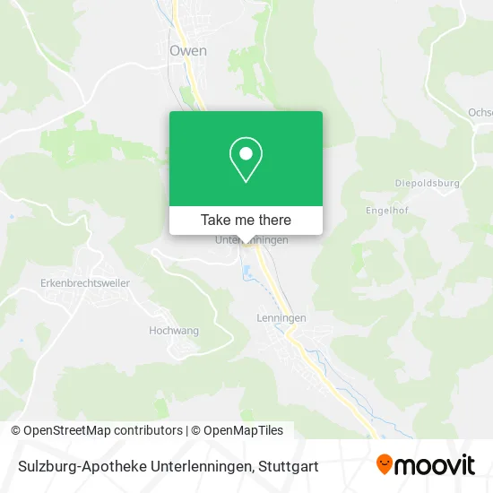 Карта Sulzburg-Apotheke Unterlenningen