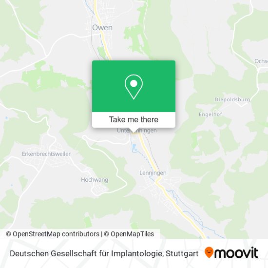 Deutschen Gesellschaft für Implantologie map