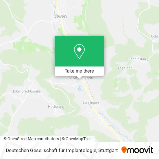 Карта Deutschen Gesellschaft für Implantologie