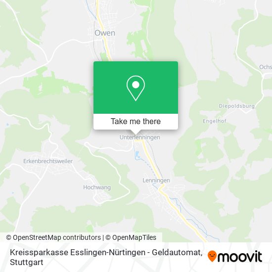 Kreissparkasse Esslingen-Nürtingen - Geldautomat map