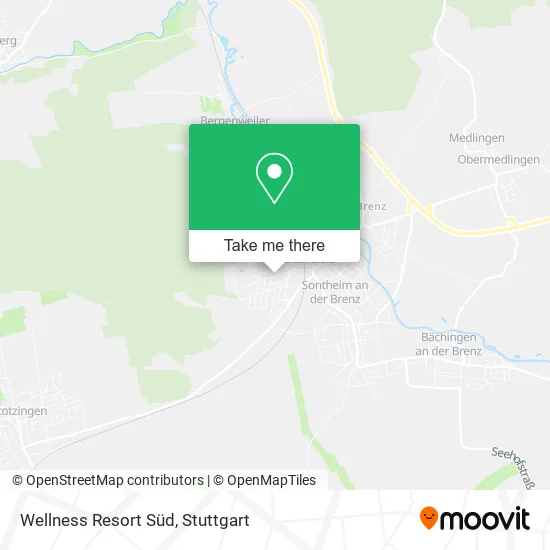 Карта Wellness Resort Süd