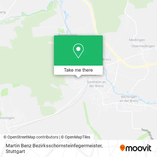 Карта Martin Benz Bezirksschornsteinfegermeister