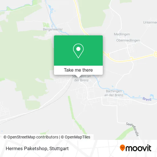 Карта Hermes Paketshop
