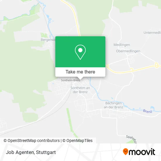 Карта Job Agenten