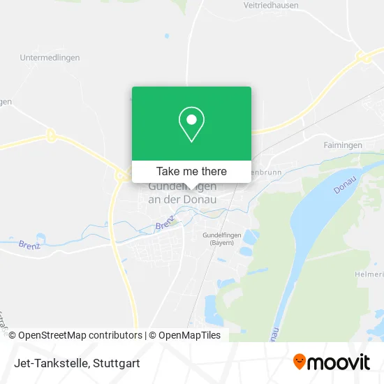 Карта Jet-Tankstelle