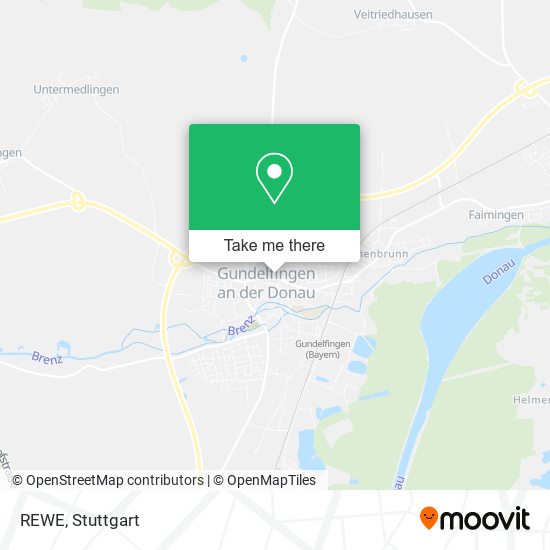 REWE map