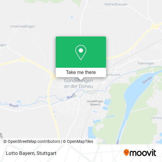 Lotto Bayern map