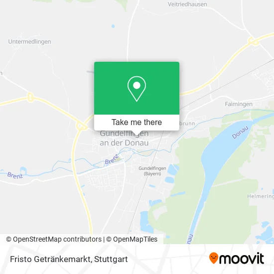 Карта Fristo Getränkemarkt