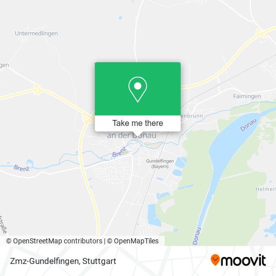 Карта Zmz-Gundelfingen