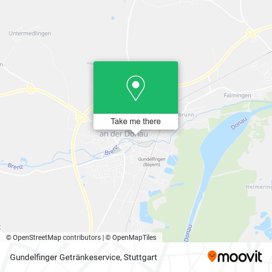 Gundelfinger Getränkeservice map