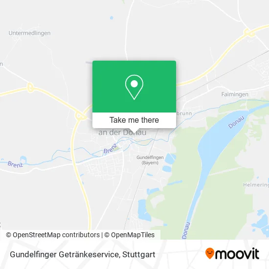 Карта Gundelfinger Getränkeservice