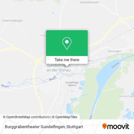 Burggrabentheater Gundelfingen map