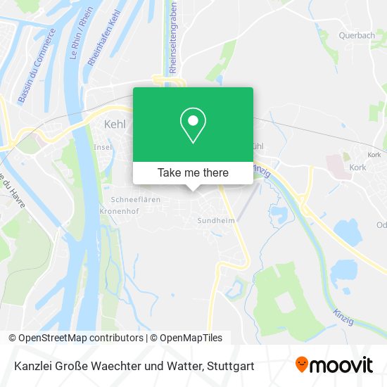 Карта Kanzlei Große Waechter und Watter