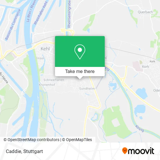 Карта Caddie