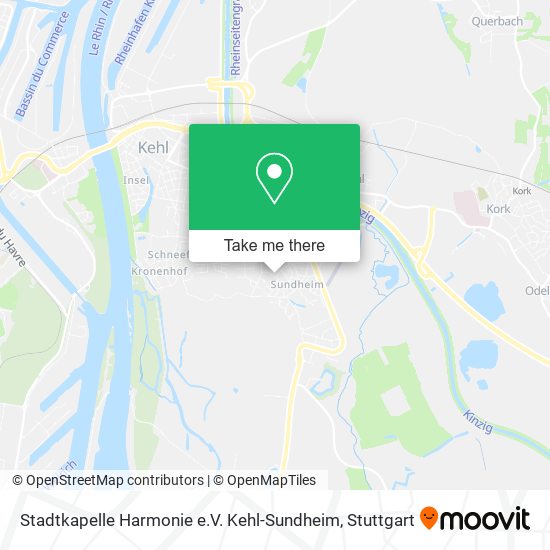 Stadtkapelle Harmonie e.V. Kehl-Sundheim map