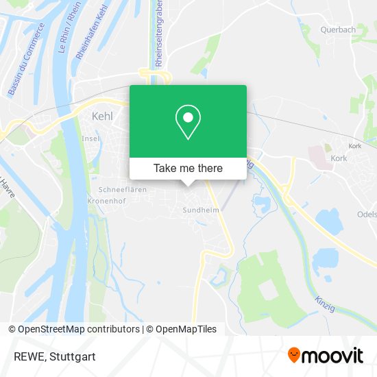 REWE map