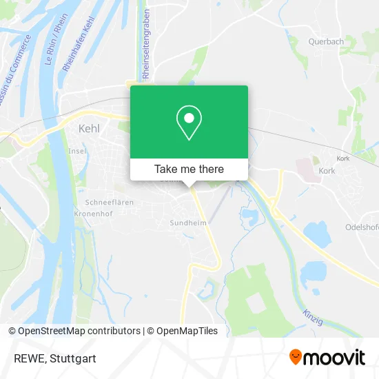 REWE map