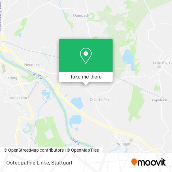 Карта Osteopathie Linke