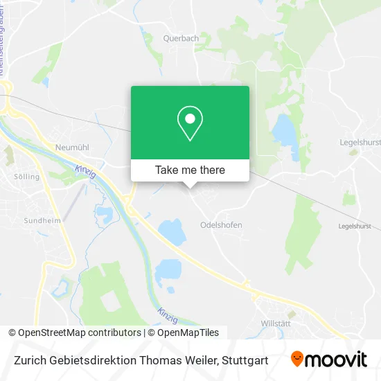 Карта Zurich Gebietsdirektion Thomas Weiler
