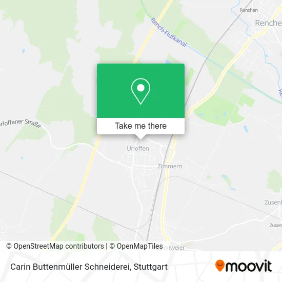 Carin Buttenmüller Schneiderei map