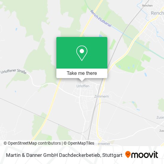 Карта Martin & Danner GmbH Dachdeckerbetieb