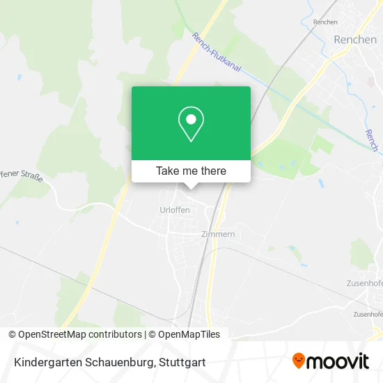 Карта Kindergarten Schauenburg