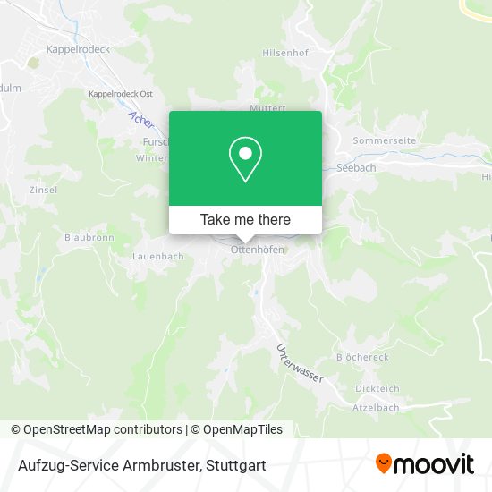 Aufzug-Service Armbruster map