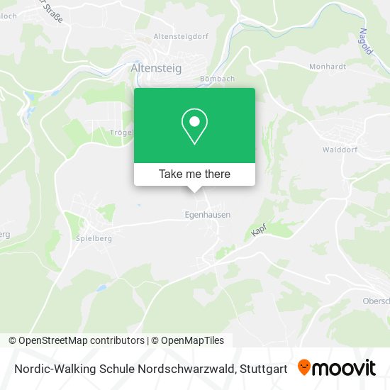 Nordic-Walking Schule Nordschwarzwald map