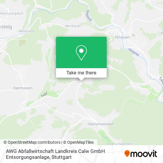 AWG Abfallwirtschaft Landkreis Calw GmbH Entsorgungsanlage map