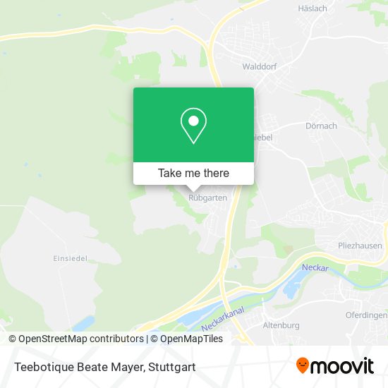 Teebotique Beate Mayer map