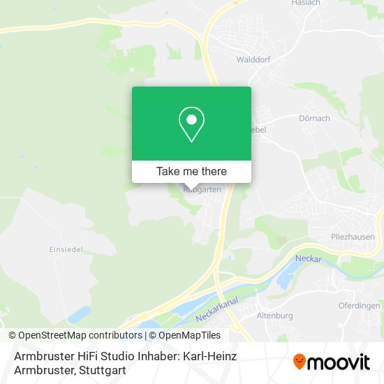 Карта Armbruster HiFi Studio Inhaber: Karl-Heinz Armbruster