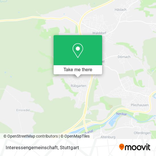 Карта Interessengemeinschaft