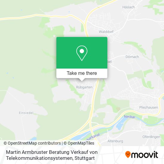Martin Armbruster Beratung Verkauf von Telekommunikationsystemen map