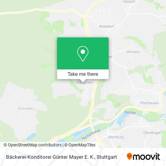 Bäckerei-Konditorei Günter Mayer E. K. map