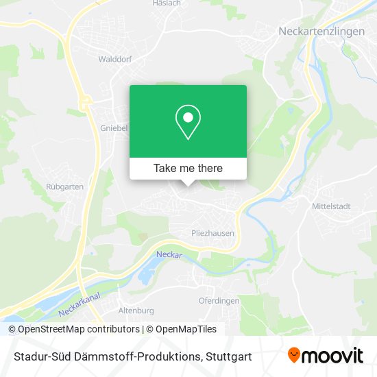 Stadur-Süd Dämmstoff-Produktions map