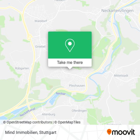 Mind Immobilien map