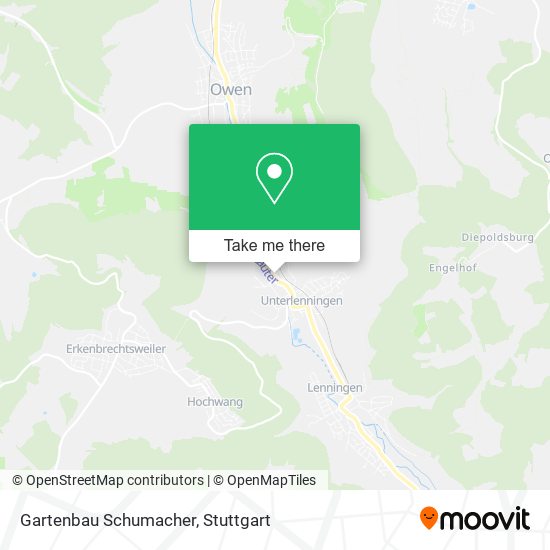 Gartenbau Schumacher map