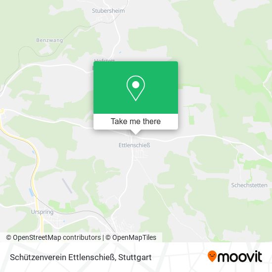 Schützenverein Ettlenschieß map