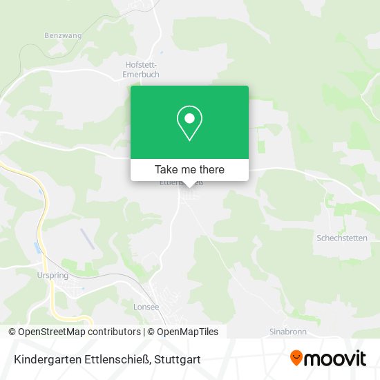 Kindergarten Ettlenschieß map