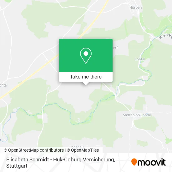 Карта Elisabeth Schmidt - Huk-Coburg Versicherung