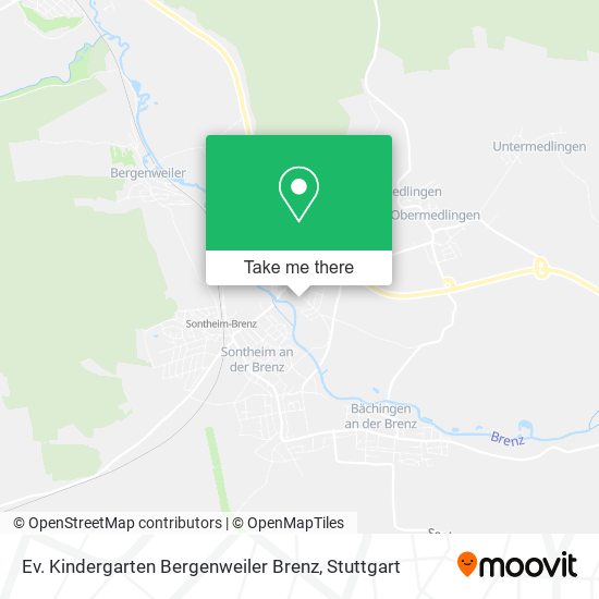 Ev. Kindergarten Bergenweiler Brenz map