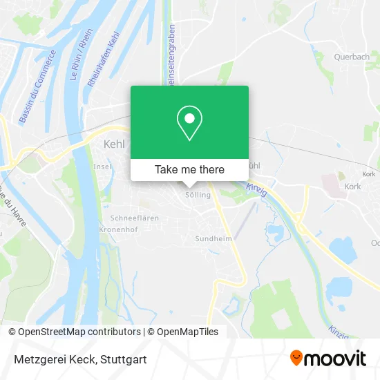 Карта Metzgerei Keck