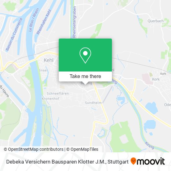 Debeka Versichern Bausparen Klotter J.M. map