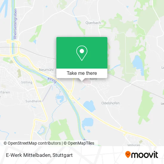 Карта E-Werk Mittelbaden