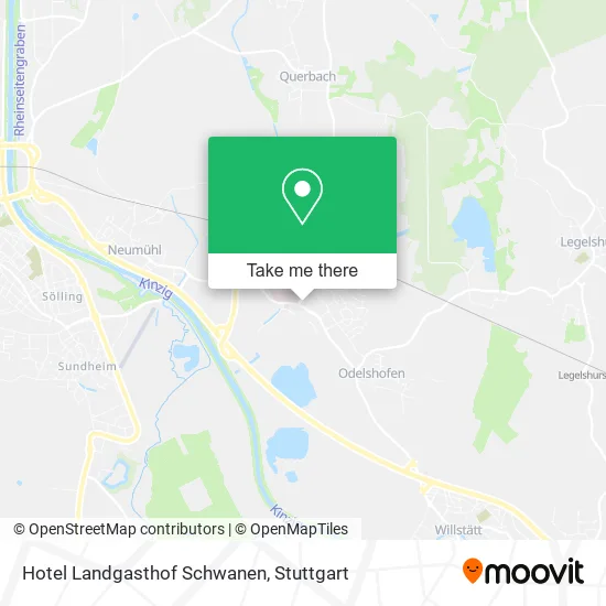 Карта Hotel Landgasthof Schwanen